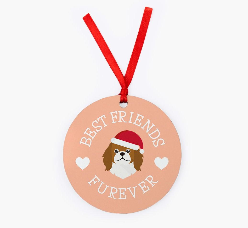 'Best Friends Furever' - Personalized {breedFullName} Christmas Decoration