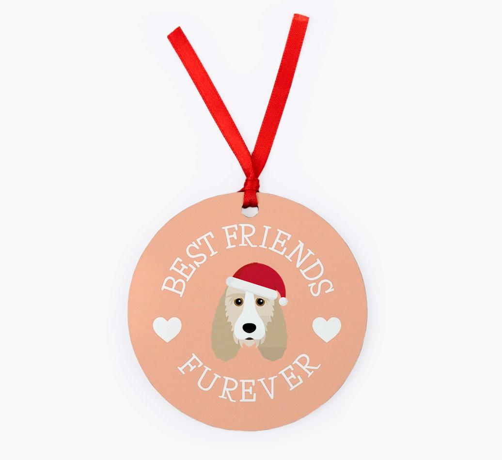 'Best Friends Furever' - Personalized {breedFullName} Christmas Decoration