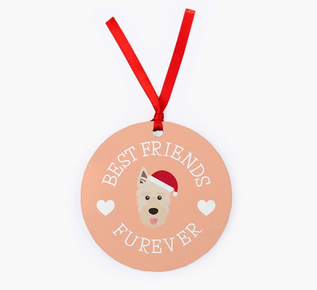 'Best Friends Furever' - Personalized {breedFullName} Christmas Decoration