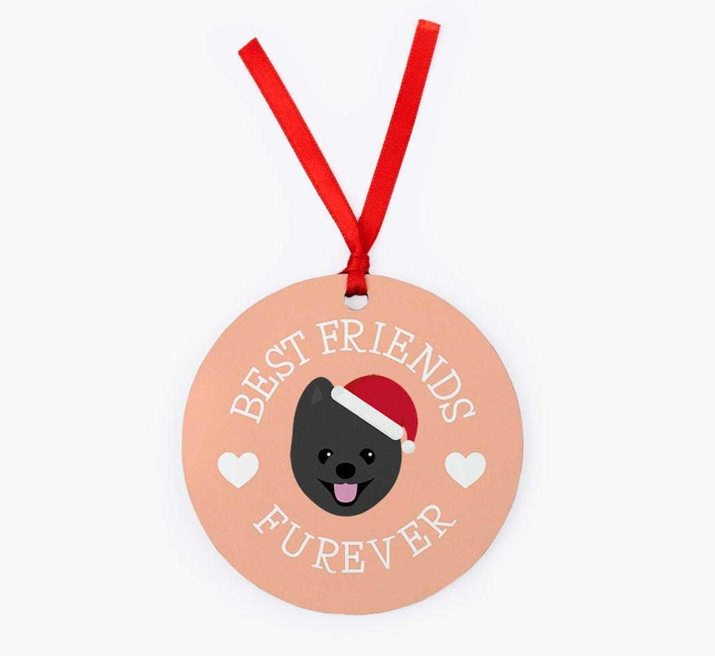 'Best Friends Furever' - Personalized {breedFullName} Christmas Decoration