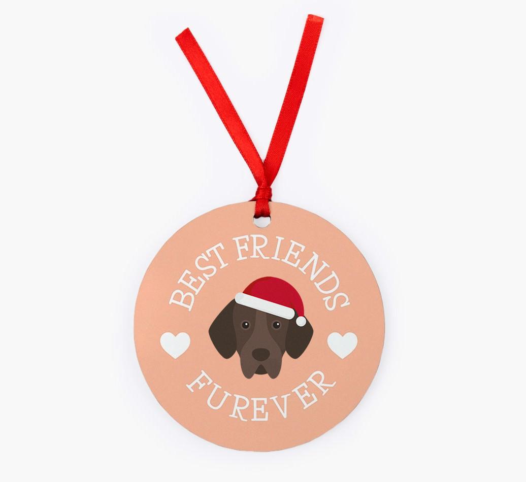 'Best Friends Furever' - Personalized {breedFullName} Christmas Decoration