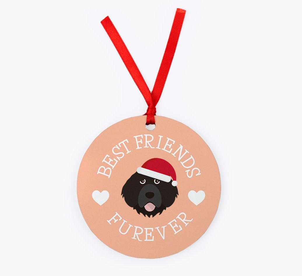 'Best Friends Furever' - Personalized {breedFullName} Christmas Decoration