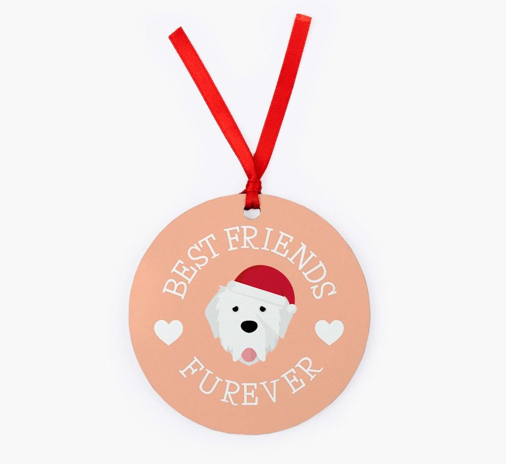 'Best Friends Furever' - Personalized {breedFullName} Christmas Decoration