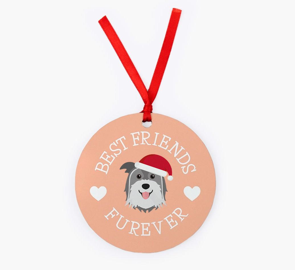 'Best Friends Furever' - Personalized {breedFullName} Christmas Decoration