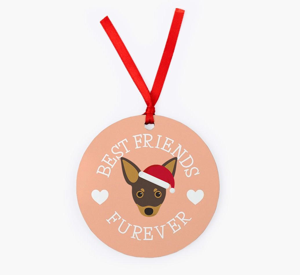 'Best Friends Furever' - Personalized {breedFullName} Christmas Decoration