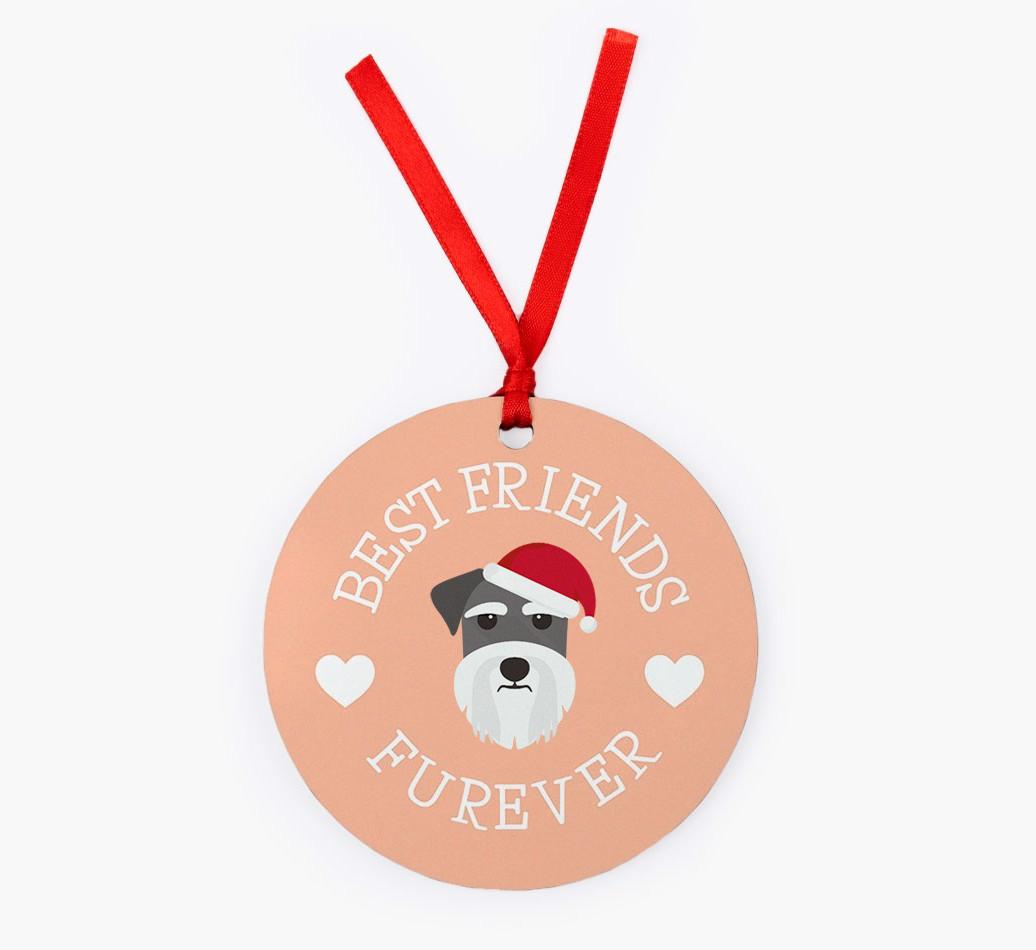 'Best Friends Furever' - Personalized {breedFullName} Christmas Decoration