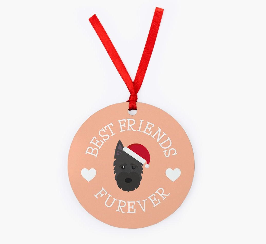'Best Friends Furever' - Personalized {breedFullName} Christmas Decoration