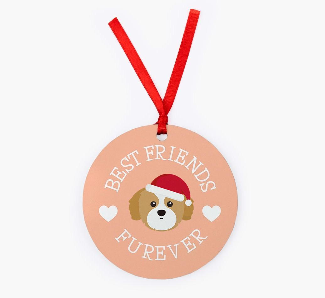 'Best Friends Furever' - Personalized {breedFullName} Christmas Decoration