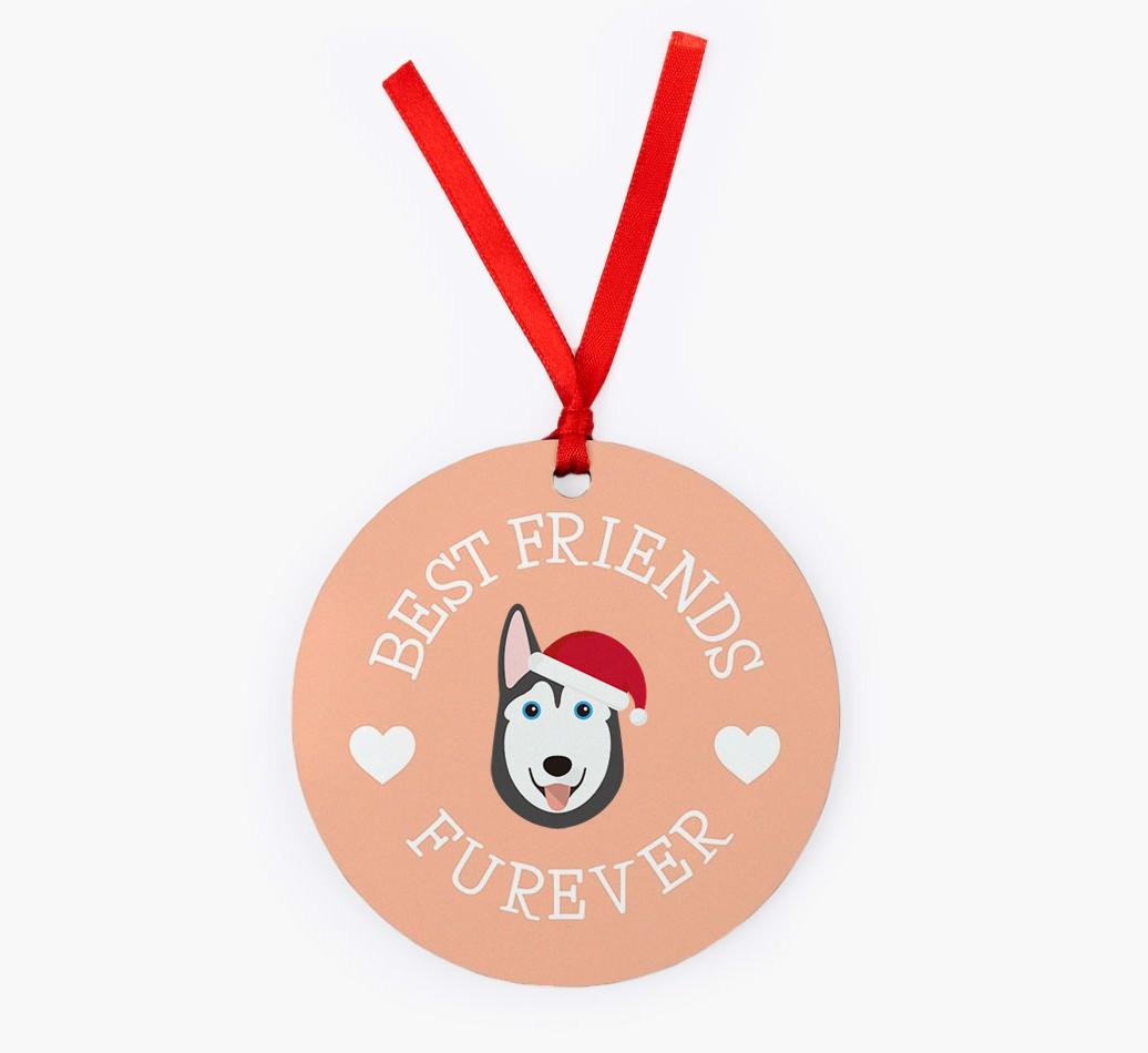 'Best Friends Furever' - Personalized {breedFullName} Christmas Decoration