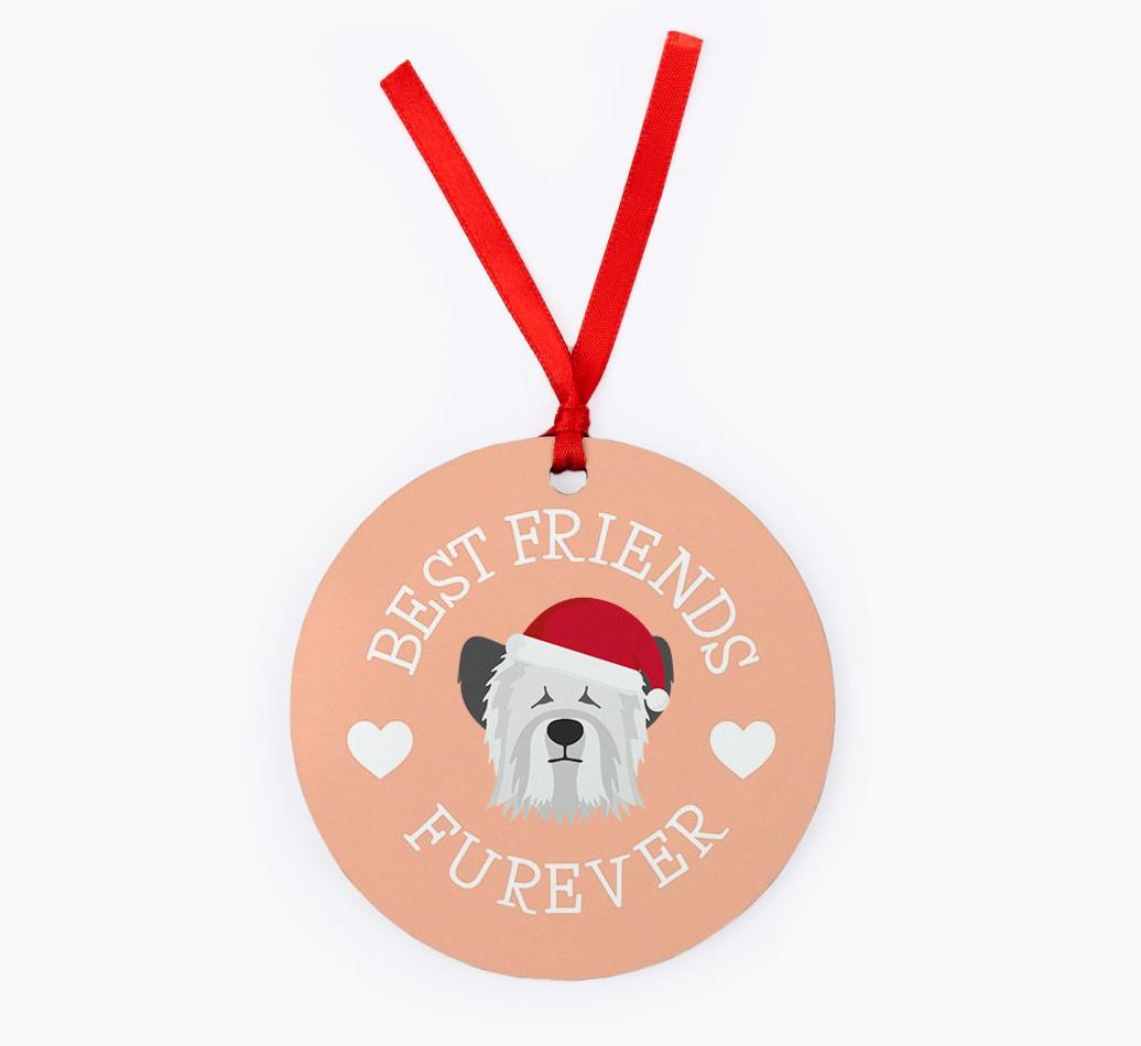 'Best Friends Furever' - Personalized {breedFullName} Christmas Decoration