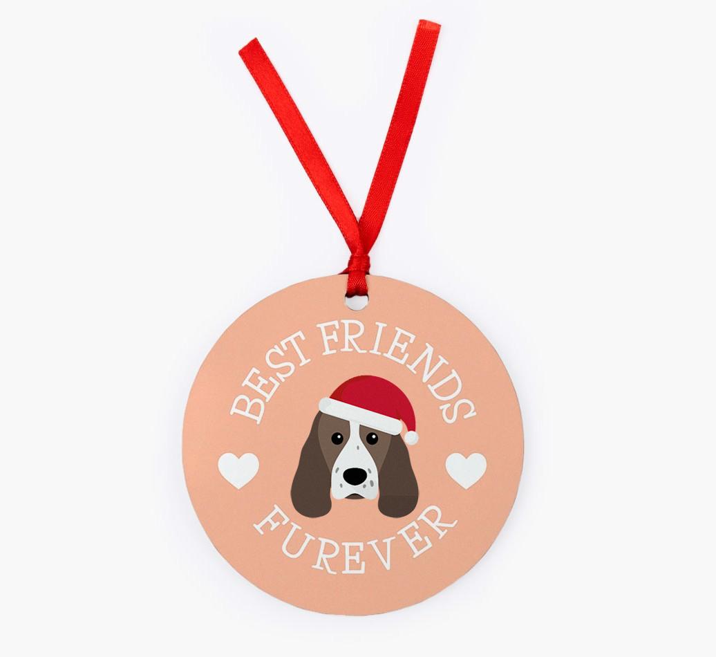 'Best Friends Furever' - Personalized {breedFullName} Christmas Decoration