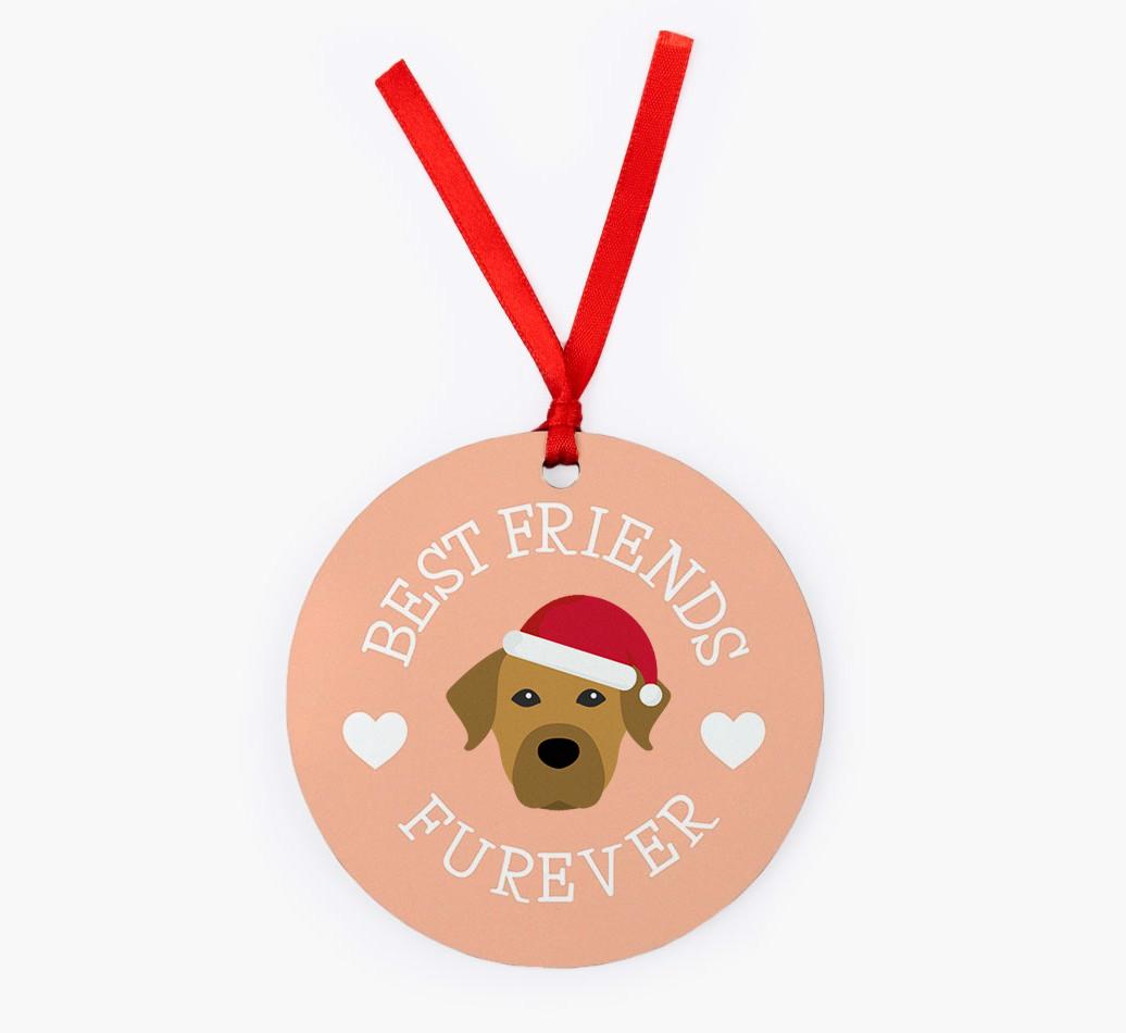 'Best Friends Furever' - Personalized {breedFullName} Christmas Decoration