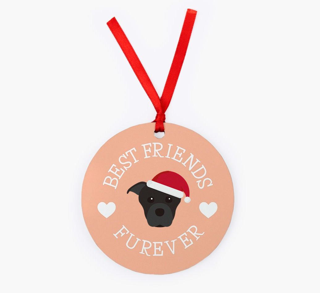 'Best Friends Furever' - Personalized {breedFullName} Christmas Decoration