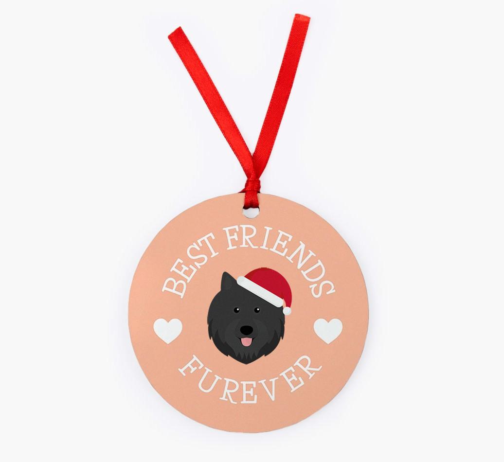 'Best Friends Furever' - Personalized {breedFullName} Christmas Decoration