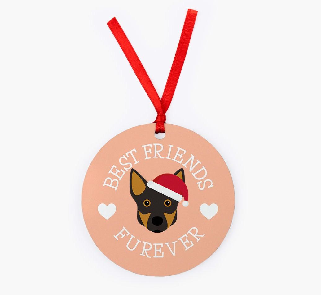 'Best Friends Furever' - Personalized {breedFullName} Christmas Decoration
