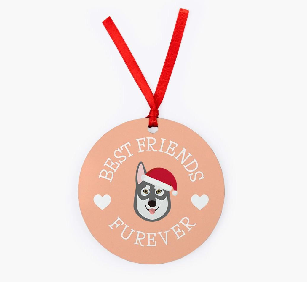 'Best Friends Furever' - Personalized {breedFullName} Christmas Decoration
