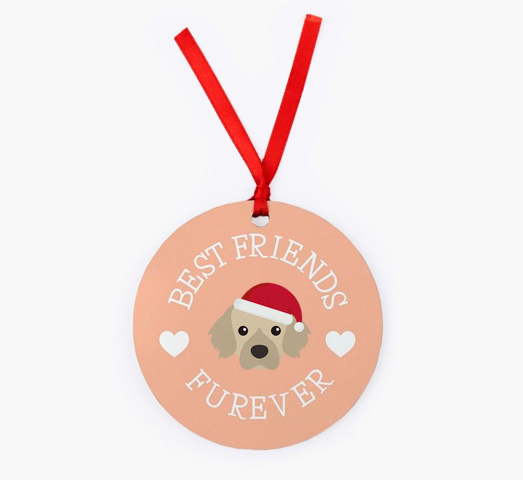 'Best Friends Furever' - Personalized {breedFullName} Christmas Decoration