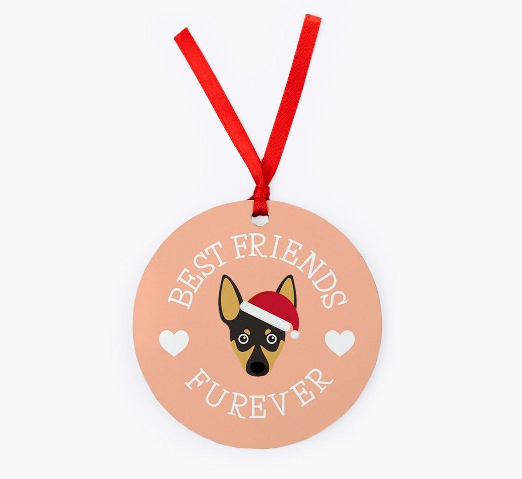 'Best Friends Furever' - Personalized {breedFullName} Christmas Decoration