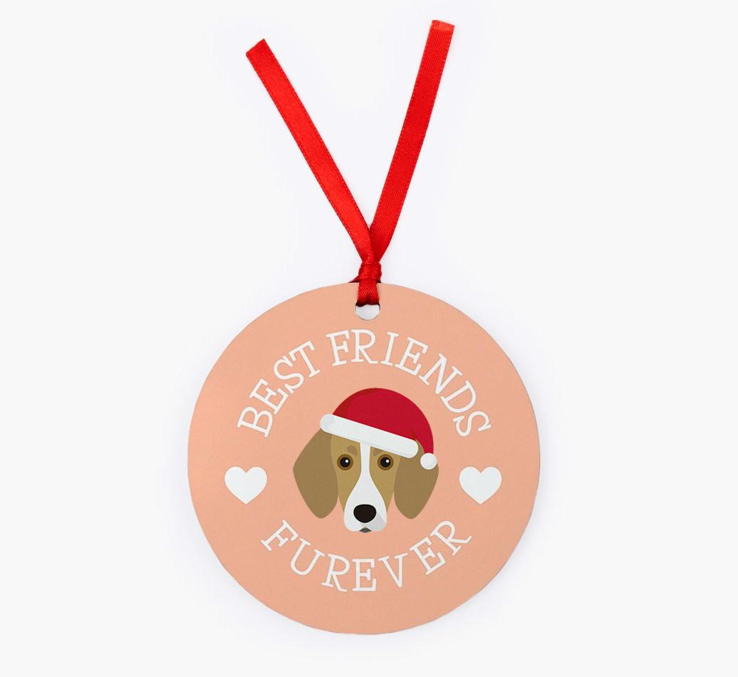 'Best Friends Furever' - Personalized {breedFullName} Christmas Decoration