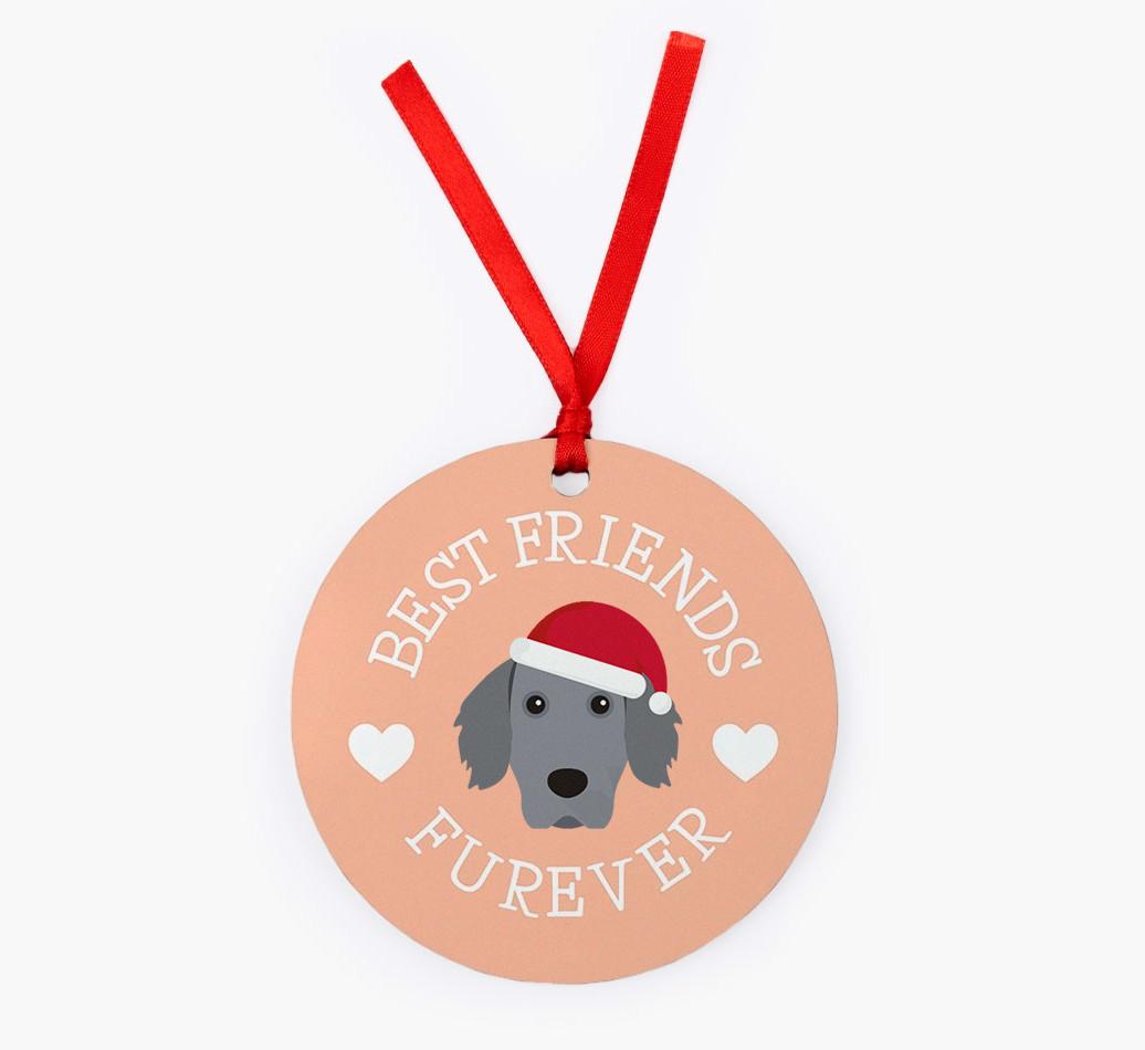 'Best Friends Furever' - Personalized {breedFullName} Christmas Decoration