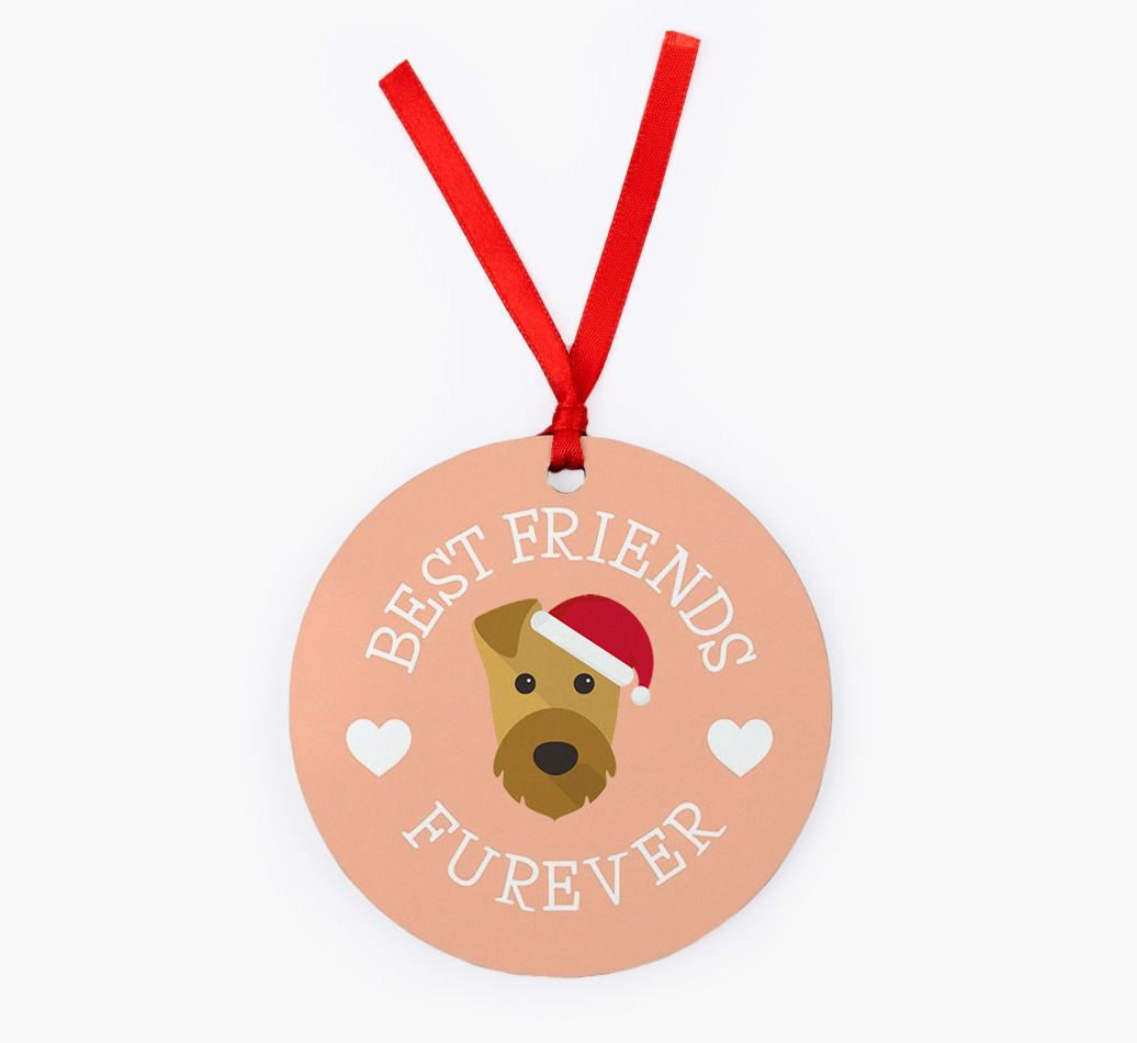 'Best Friends Furever' - Personalized {breedFullName} Christmas Decoration