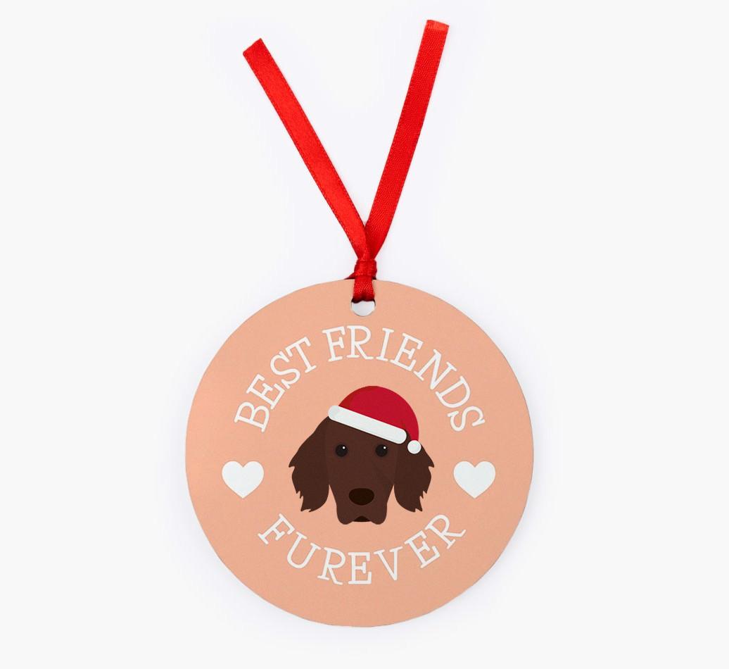 'Best Friends Furever' - Personalized {breedFullName} Christmas Decoration