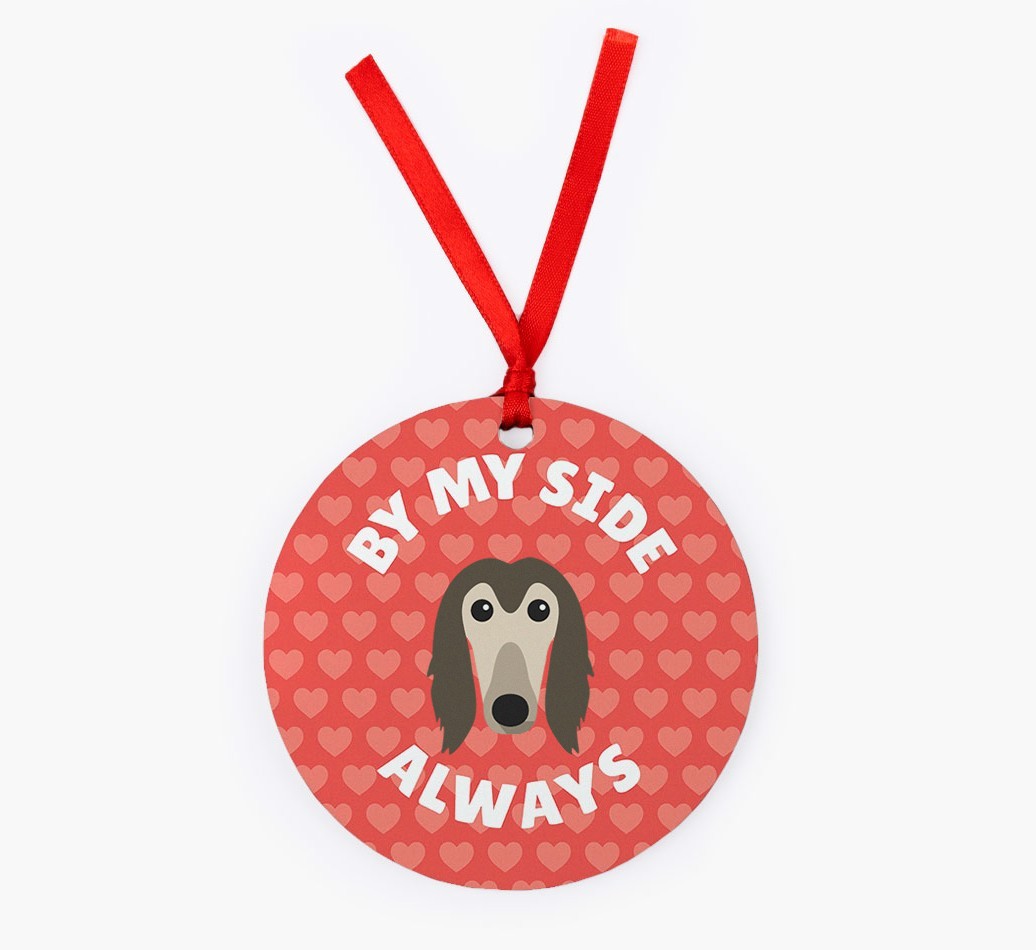 'By My Side Always' - Personalized {breedFullName} Christmas Decoration