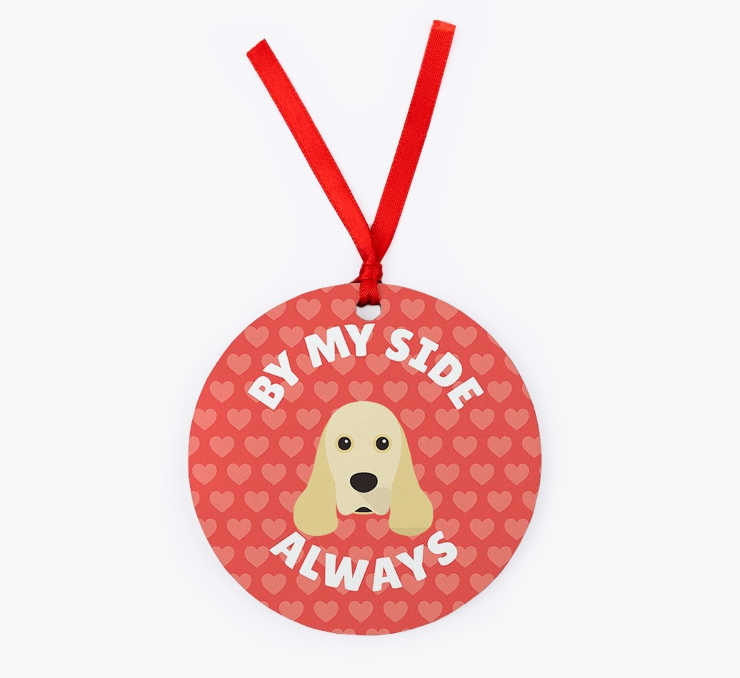 'By My Side Always' - Personalized {breedFullName} Christmas Decoration