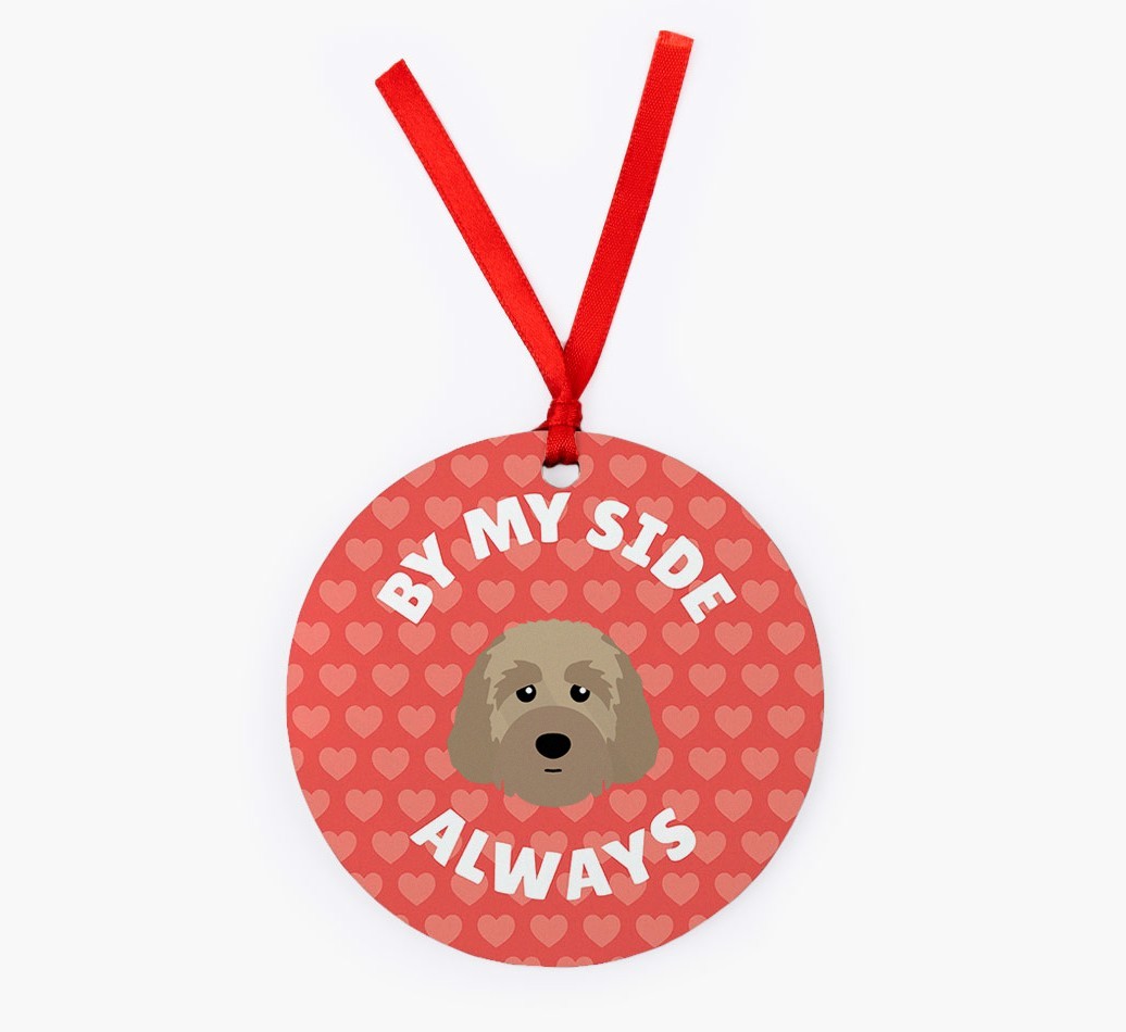 'By My Side Always' - Personalized {breedFullName} Christmas Decoration