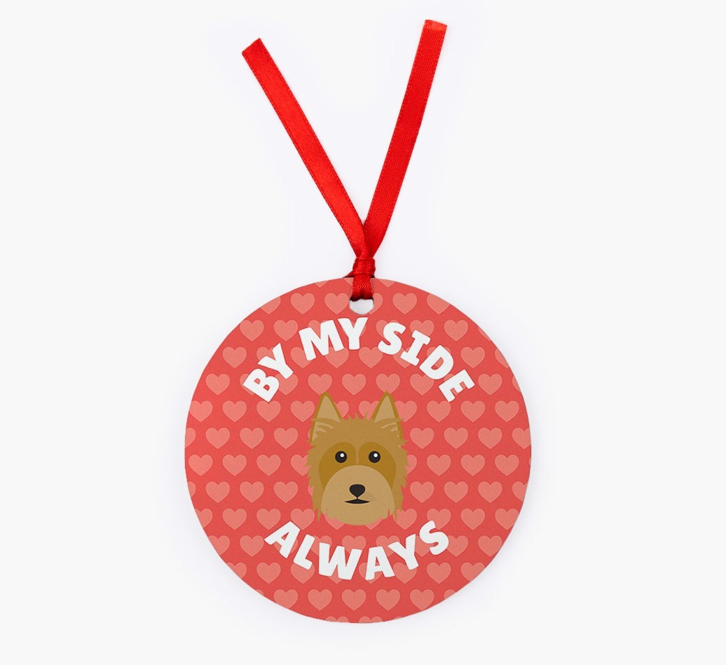 'By My Side Always' - Personalized {breedFullName} Christmas Decoration