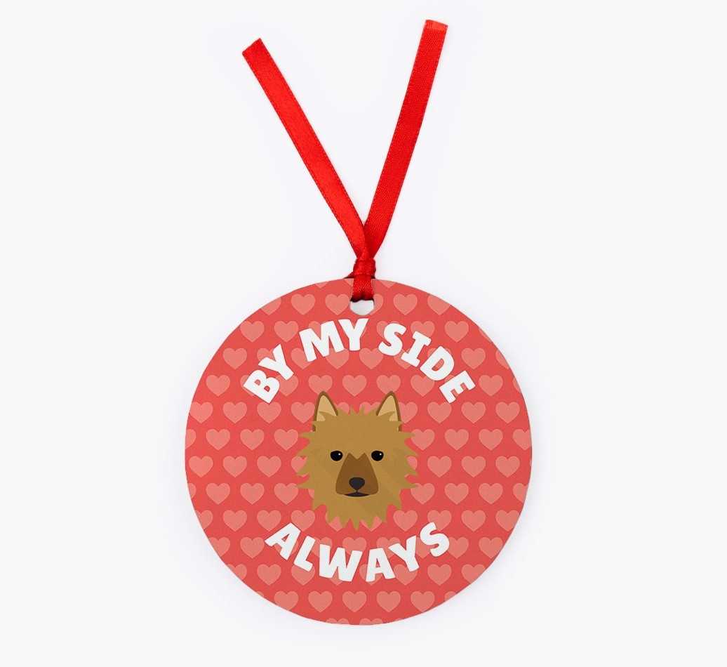 'By My Side Always' - Personalized {breedFullName} Christmas Decoration