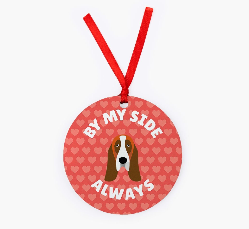 'By My Side Always' - {breedFullName} Christmas Decoration