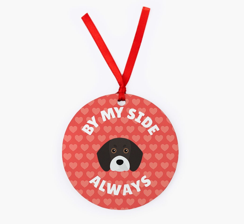 'By My Side Always' - {breedFullName} Christmas Decoration