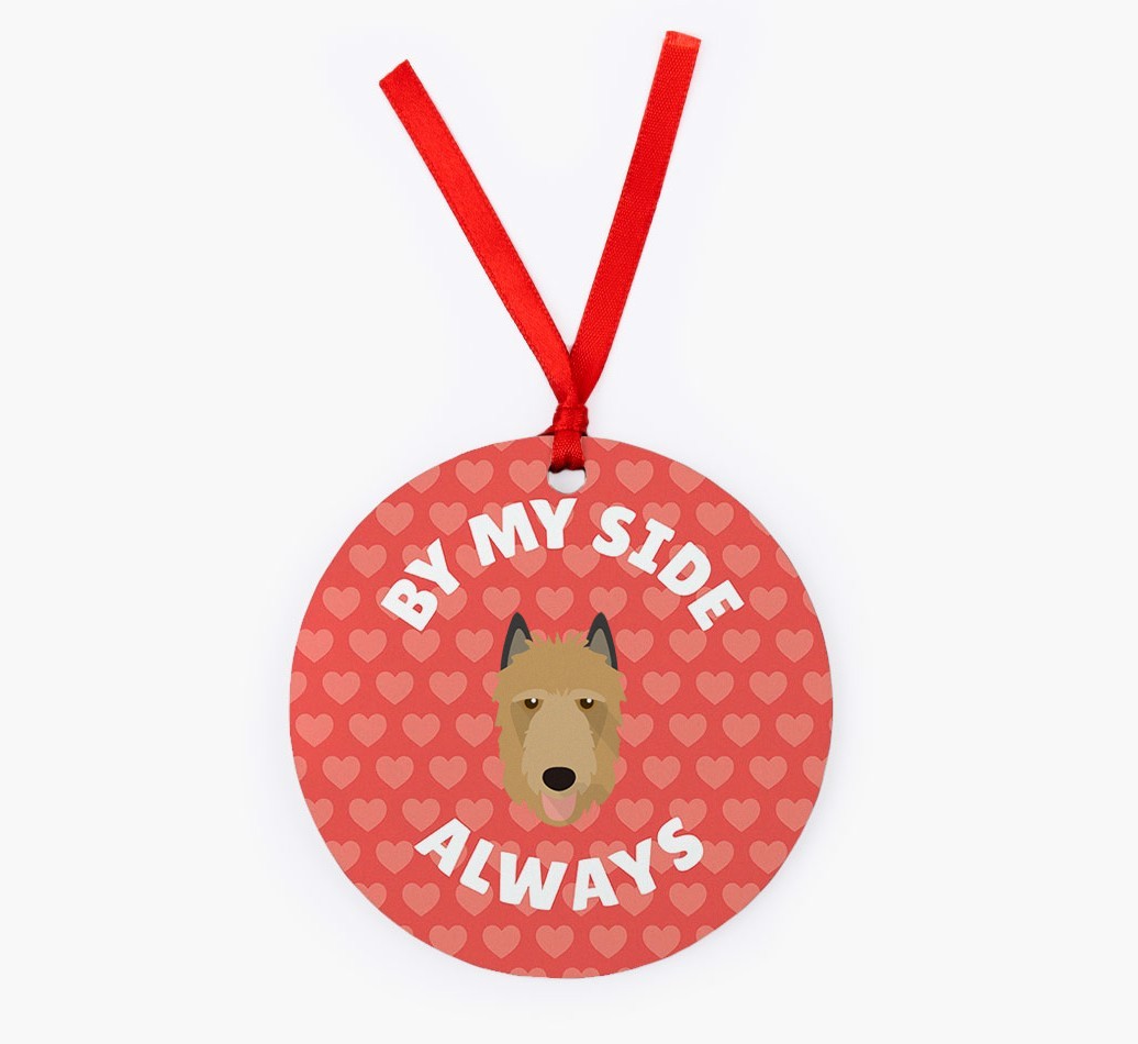 'By My Side Always' - Personalized {breedFullName} Christmas Decoration