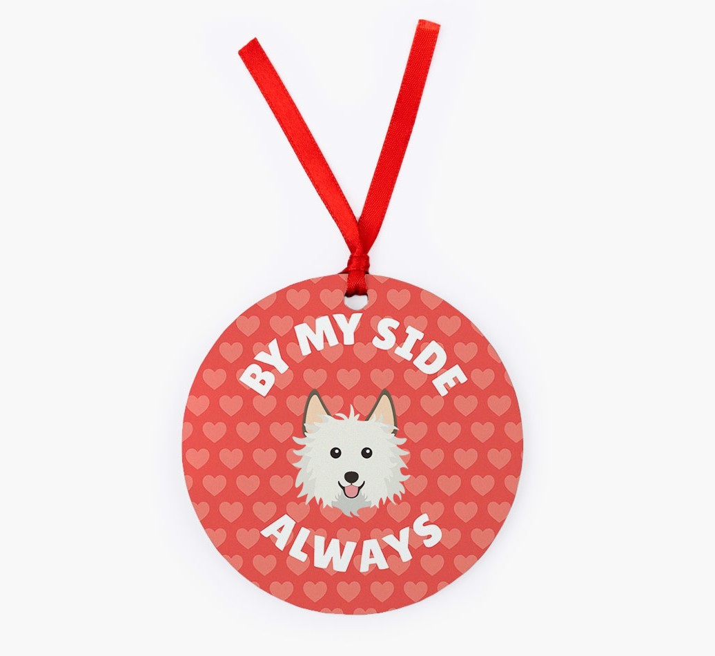 'By My Side Always' - Personalized {breedFullName} Christmas Decoration