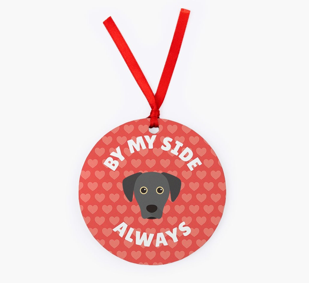 'By My Side Always' - Personalized {breedFullName} Christmas Decoration