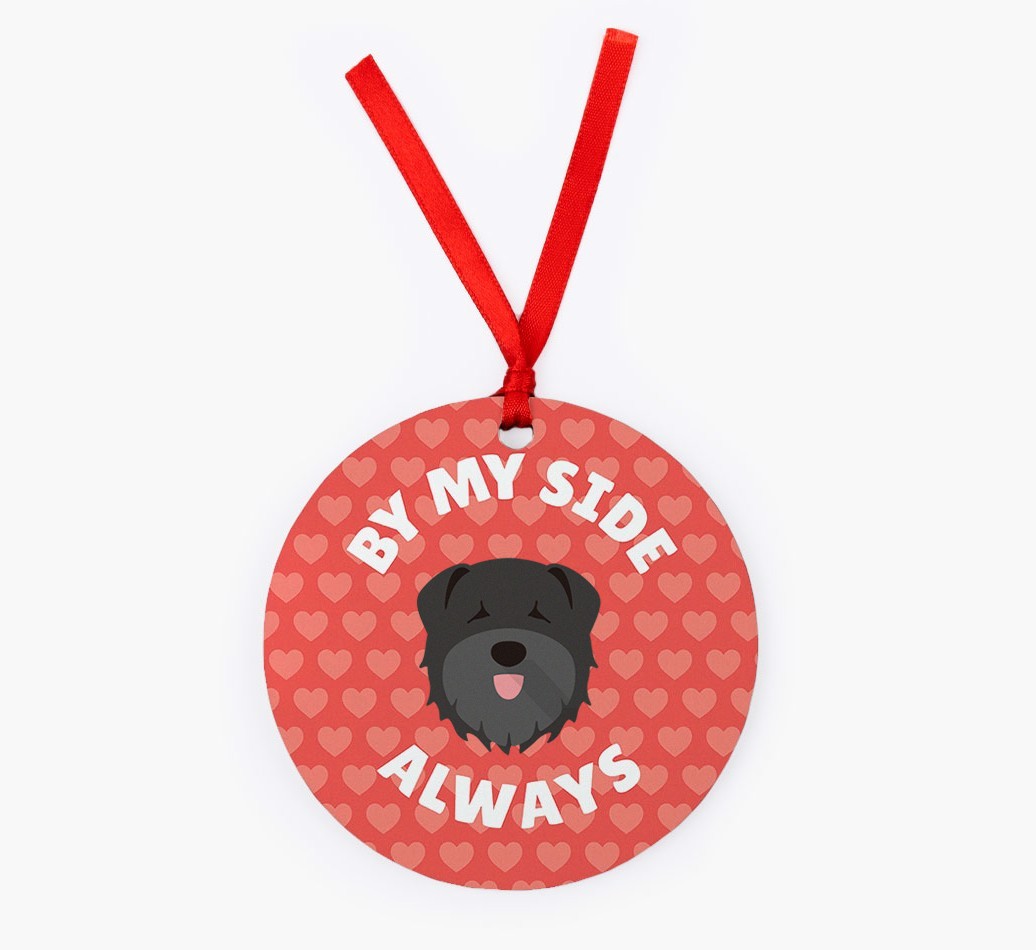 'By My Side Always' - Personalized {breedFullName} Christmas Decoration