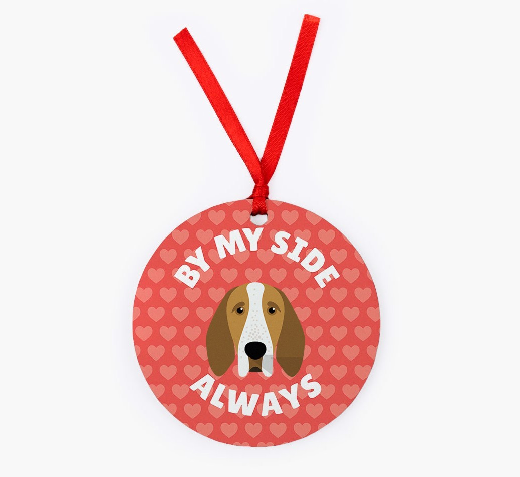 'By My Side Always' - Personalized {breedFullName} Christmas Decoration