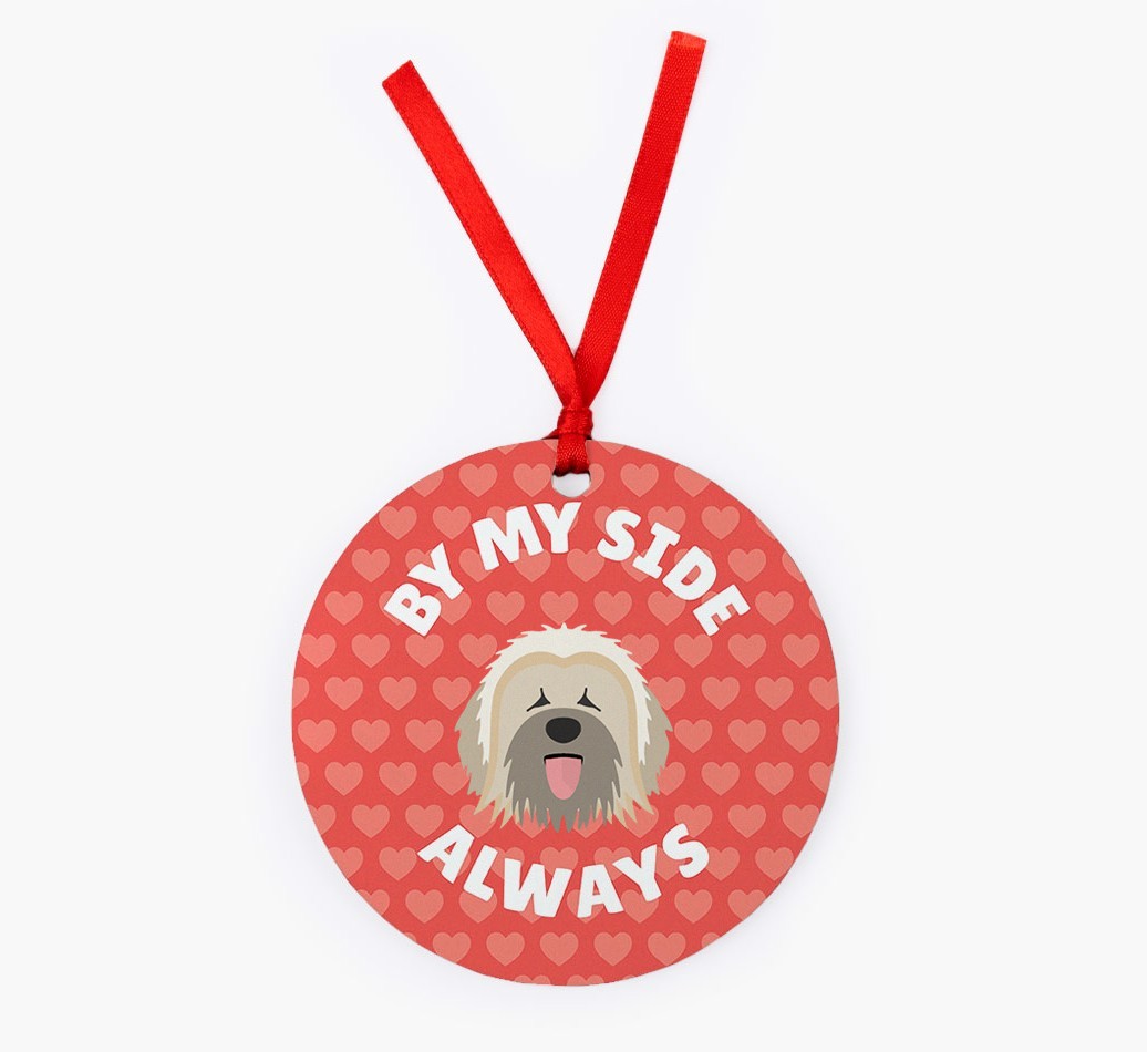 'By My Side Always' - Personalized {breedFullName} Christmas Decoration