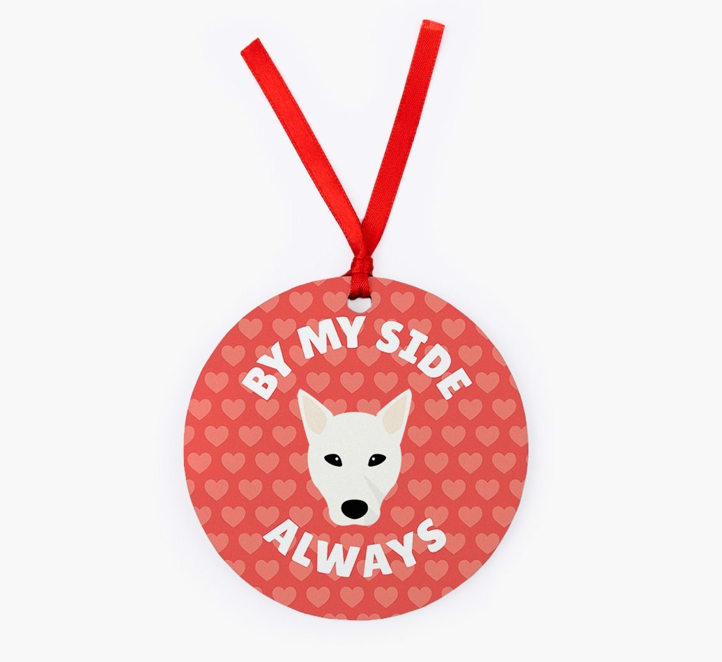 'By My Side Always' - Personalized {breedFullName} Christmas Decoration