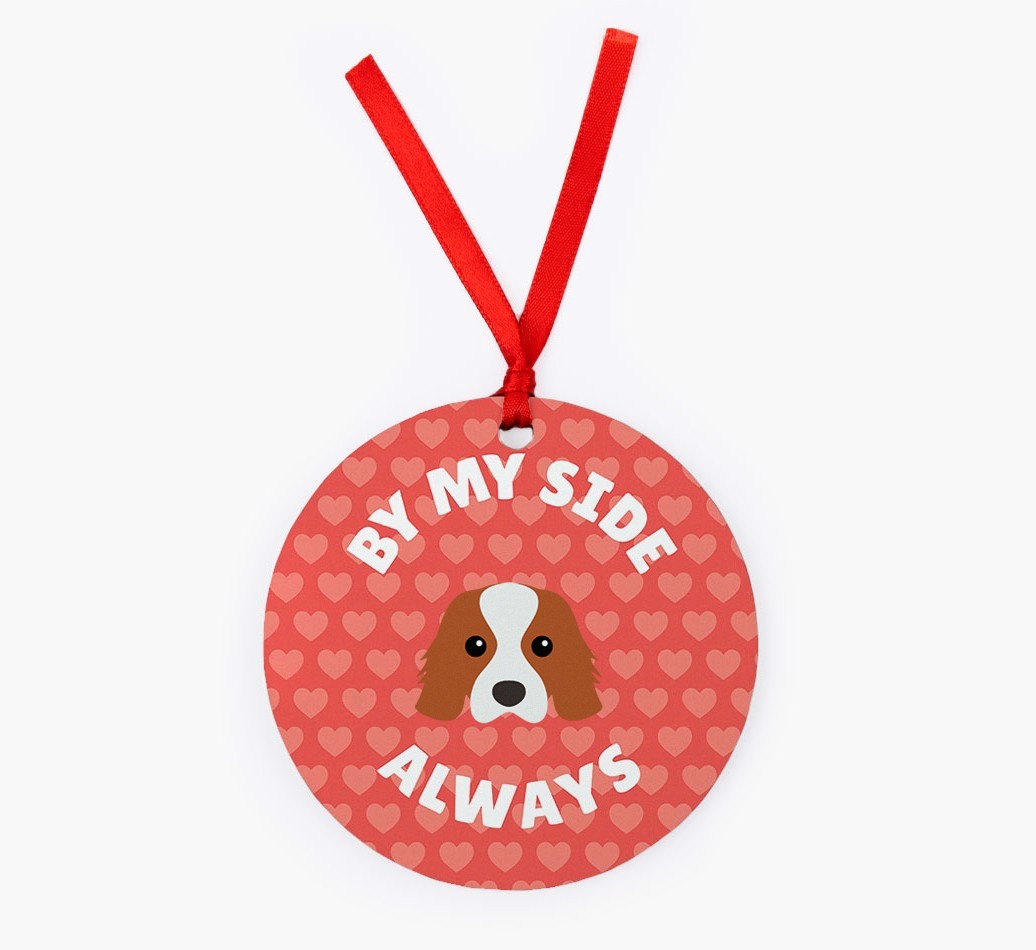 'By My Side Always' - Personalized {breedFullName} Christmas Decoration