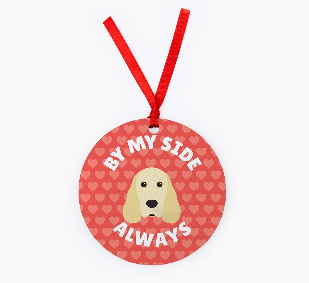 'By My Side Always' - {breedFullName} Christmas Decoration