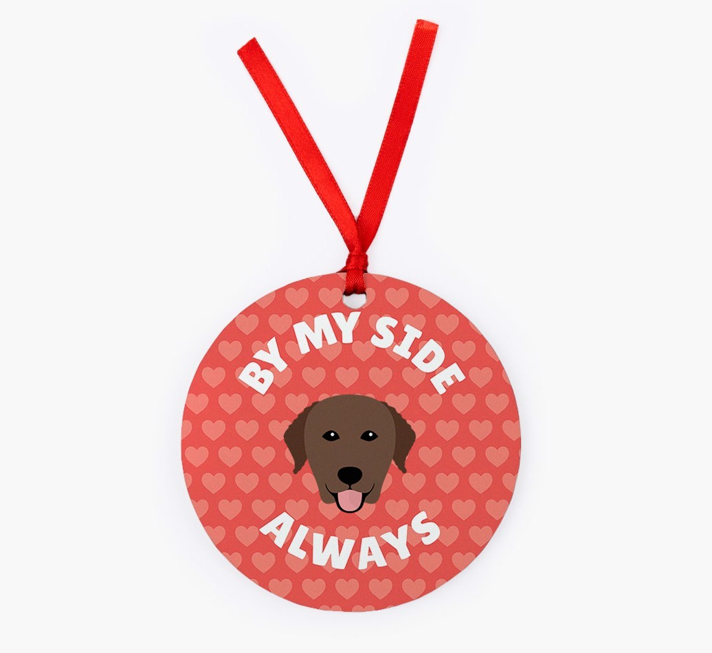 'By My Side Always' - Personalized {breedFullName} Christmas Decoration