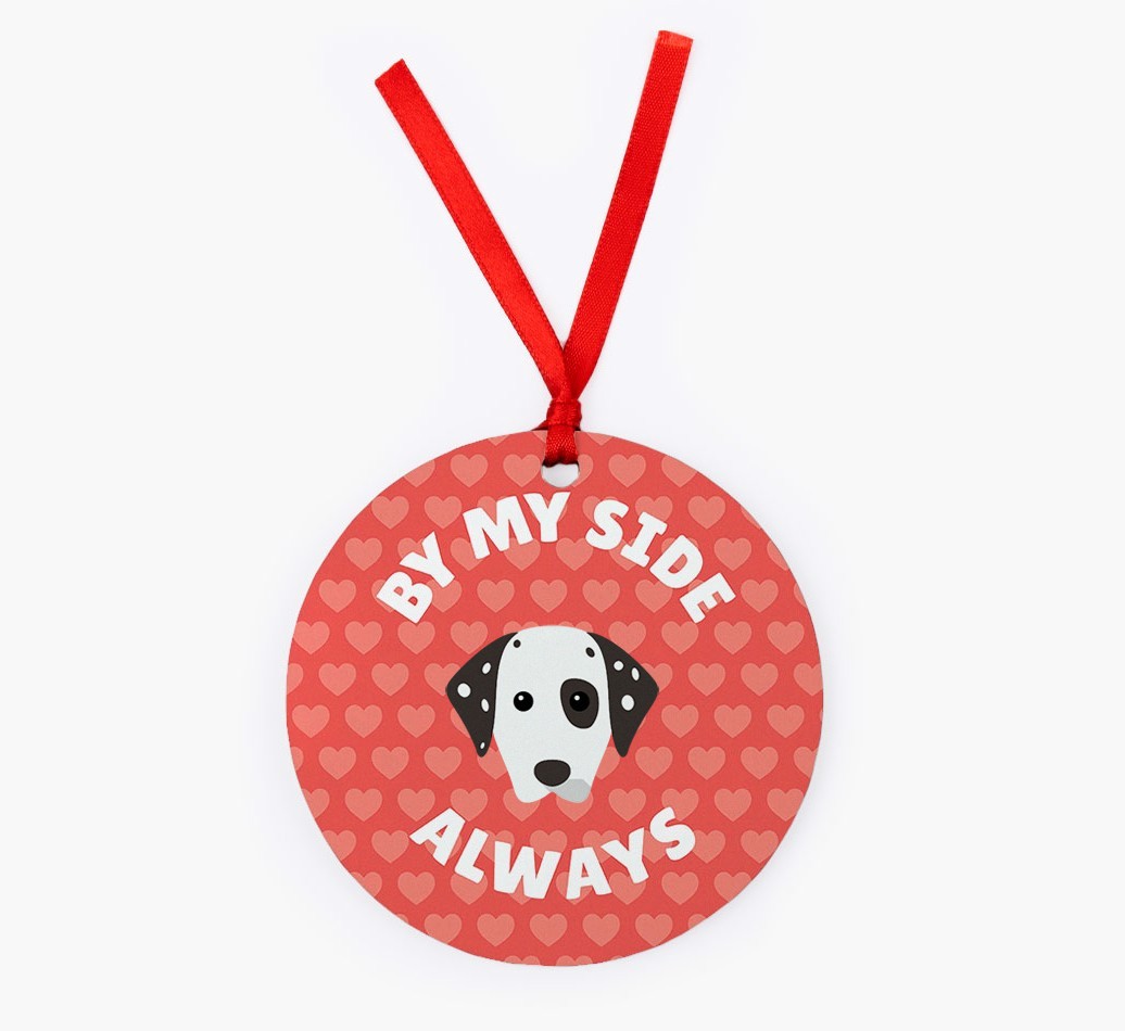 'By My Side Always' - {breedFullName} Christmas Decoration