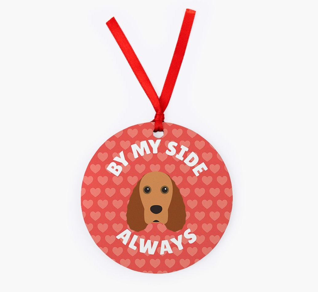 'By My Side Always' - Personalized {breedFullName} Christmas Decoration