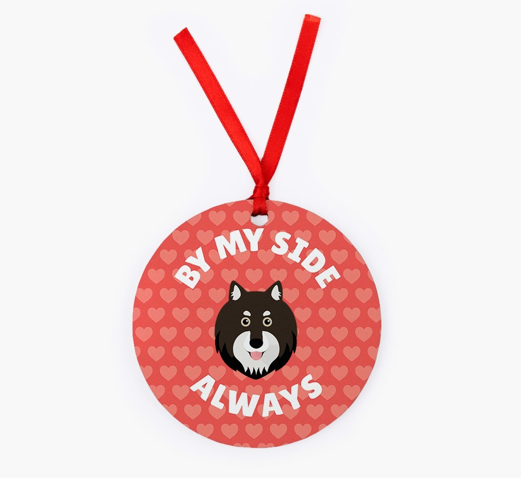 'By My Side Always' - Personalized {breedFullName} Christmas Decoration