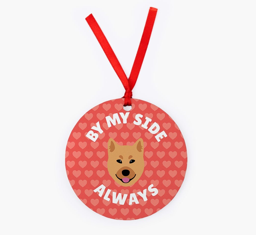 'By My Side Always' - Personalized {breedFullName} Christmas Decoration