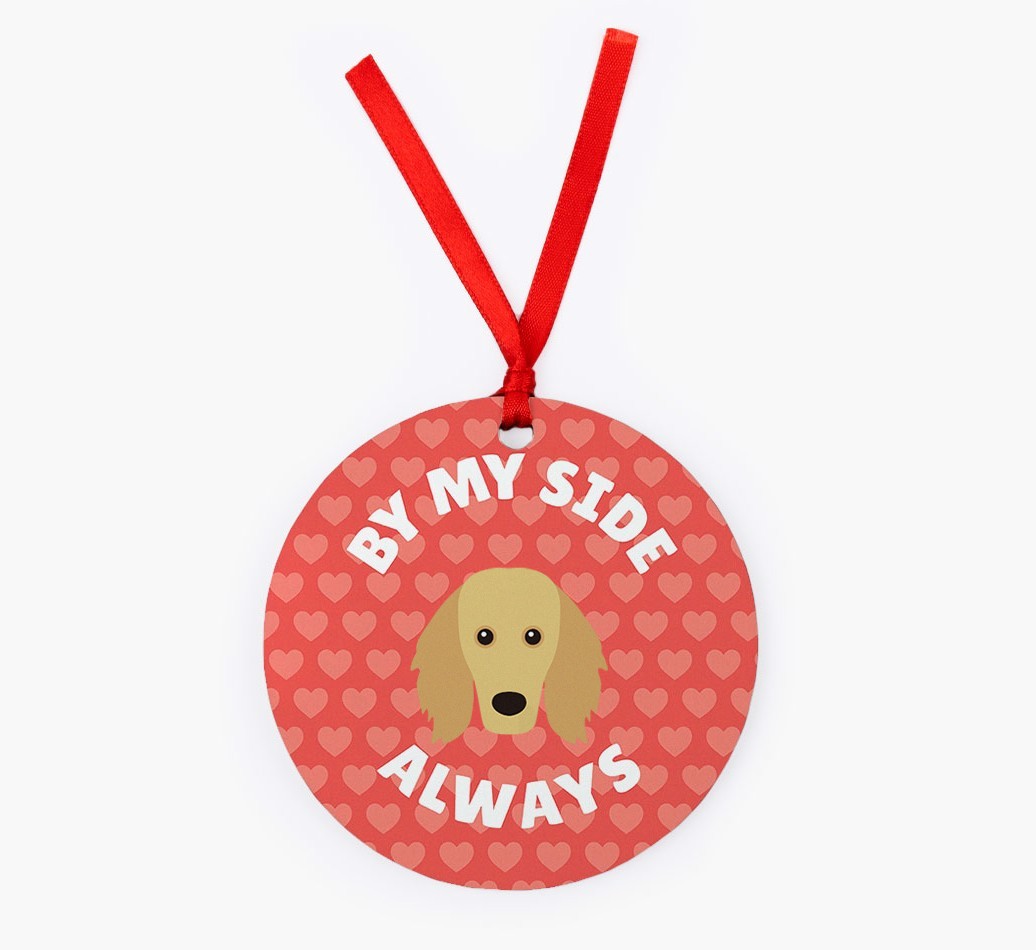 'By My Side Always' - Personalized {breedFullName} Christmas Decoration