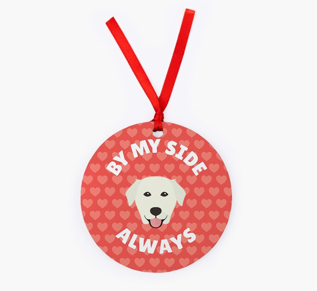 'By My Side Always' - {breedFullName} Christmas Decoration