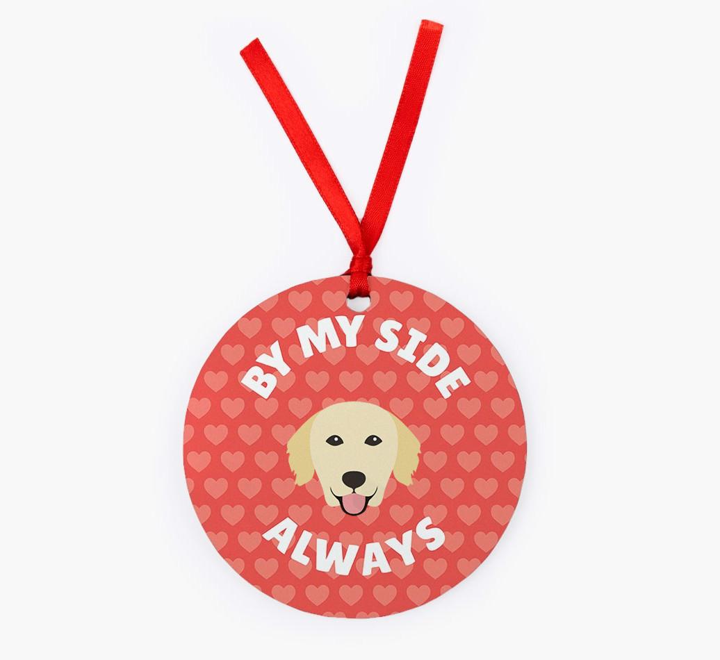 'By My Side Always' - Personalized {breedFullName} Christmas Decoration
